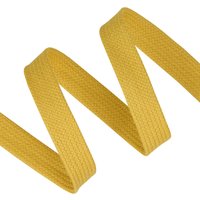 Cordon plat sport 15mm moutarde - MT - Mondial Tissus