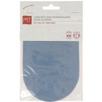 Renfort jean thermocollant bleu ciel MT - MT - Mondial Tissus