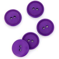 Boutons plats 2 trous violet 20 mm - MT - Mondial Tissus