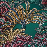 Tissu bachette lourde Métaphore vert - Thevenon - Mondial Tissus