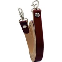 Lanière sac bandoulière cuir mousqueton anneaux chataigne - Miyako - Miyako - Mondial Tissus