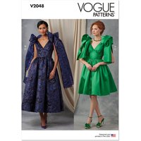 Patron Vogue V2048H5 Robe cérémonie pour femme du 34 au 42 - Vogue - Mondial Tissus