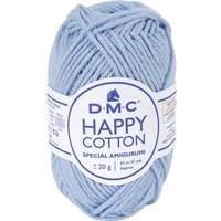 Pelote Happy cotton 20 gr bleu clair - DMC - Mondial Tissus