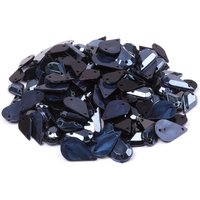Sequin à coudre goutte noir 8x13mm et 6x10mm - MT - Mondial Tissus