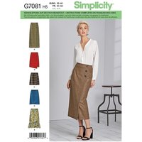 Patron Simplicity S8699.R5 - Jupes Drapées Variation Longueurs Femmes 42 - 50 - Simplicity - Mondial Tissus