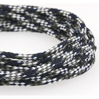 Cordon polyester 5mm noir et blanc - Mondial Tissus