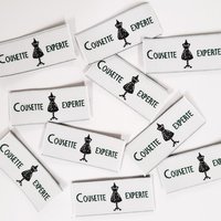 Lot de 10 étiquettes tissées Cousette Experte - MT - Mondial Tissus