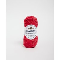 Pelote de fil à tricoter Happy Chenille rouge n°34 - DMC - DMC - Mondial Tissus