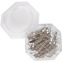 Boîte de 100 épingles extra longues blanches 46 x 0.90 mm - Bohin - Mondial Tissus