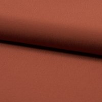 Tissu crêpe georgette viscose uni terracota - Mondial Tissus