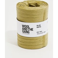 Fil à crocheter Ra Ra Raffia dune green - Wool and the Gang - Wool and the Gang - Mondial Tissus