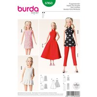 Patron burda 6960 idée creative habits de poupée - Burda - Mondial Tissus