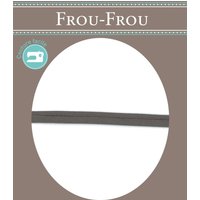 Cordon spaghetti uni coton 7 mm taupe - Frou Frou - Mondial Tissus