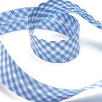 Biais vichy - Bleu ciel - MT - Mondial Tissus