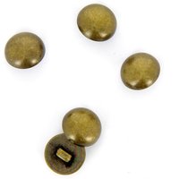 Boutons manchettes bronze à queue 15 mm - MT - Mondial Tissus