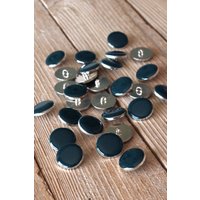 Lot de 2 boutons chic dark lagune 20 mm - Eglantine et Zoé - Mondial Tissus