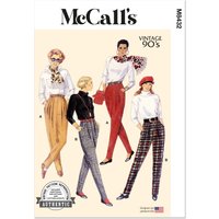 Patron Mc Call's 8432U5 - Pantalons vintages 44-52 - McCall's - Mondial Tissus