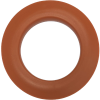 Oeillets clipsables plastique mat 44mm terracotta - Mondial Tissus