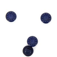 Boutons à queue forme pétale bleu marine 11 mm MT - MT - Mondial Tissus