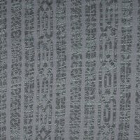 Maille jersey polyester imprimé chaînes grise - Mondial Tissus