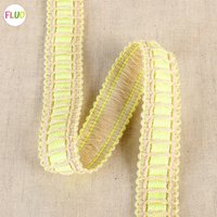 Galon bicolore ruban vert anis 23mm - Mondial Tissus