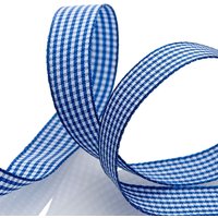 Ruban mini vichy - Bleu foncé - Mondial Tissus