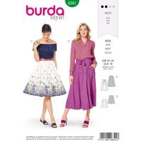 Patron Burda 6341 - Jupe pour femmes du 36 au 46 - Burda - Mondial Tissus