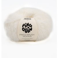Pelote de fil à tricoter Brush mohair écru - Pingouin - Pingouin - Mondial Tissus