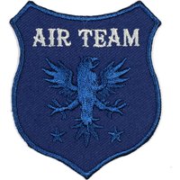 Écusson thermocollant Air Team bleu - MT - Mondial Tissus