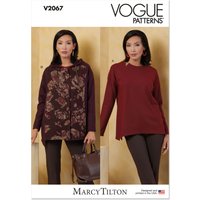 Patron Vogue V2067A Femme Haut ample XS au XXL - Vogue - Mondial Tissus