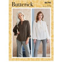 Patron Butterick B6790F5 Top Femme 44-52 - Butterick - Mondial Tissus