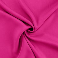 Tissu viscose uni Viky rose fuchsia - Mondial Tissus