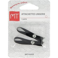Attachettes lingerie Noir - MT - Mondial Tissus