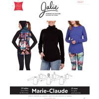 Patron Jalie 3667 t-shirt sport femme kids - Jalie - Mondial Tissus