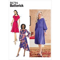 Patron Butterick B6704E5 Robe,Jupe Femme 42-50 - Butterick - Mondial Tissus