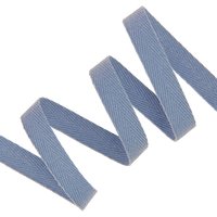 Ruban sergé chevron 10mm denim - MT - Mondial Tissus