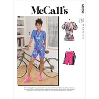 Patron McCall's 8208A5 - Top et Short cycliste Femme du 34 au 42 - McCall's - Mondial Tissus