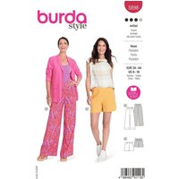 Patron Burda 5898 pantalon/short du 34 au 44 - Burda - Mondial Tissus