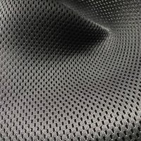 Maille résille matelassée mesh 3D noire - Mondial Tissus