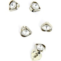 Boutons cœurs diamant à queue 12 mm - MT - Mondial Tissus