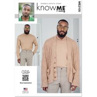 Patron ME2105BB Know Me Haut pour hommes du 44-52 - Know Me - Mondial Tissus