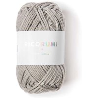 Fil à crocheter Creative Ricorumi dk gris perle 004 coton 57,5m - Rico Design - Rico Design - Mondial Tissus