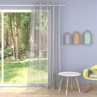 Tissu voile uni plombé gris grande largeur - Linder - Mondial Tissus