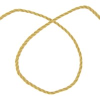 Cordon torsadé coton 3mm moutarde - MT - Mondial Tissus