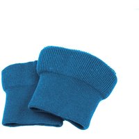 Poignets doublé bord-côte uni bleu petrole - MT - Mondial Tissus