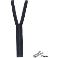 Fermeture injectée séparable 5 mm - 85 cm Bleu marine - MT - Mondial Tissus