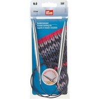 Aiguilles à tricoter circulaires, argent - Prym - Mondial Tissus