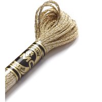 Mouliné metallisé échevette 8 m jaune - COL E677 - DMC - Mondial Tissus