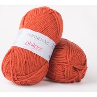 Pelote de fil à tricoter Partner 3,5 potiron - Phildar - Phildar - Mondial Tissus