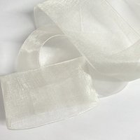 Ruban organza 38 mm écru - Frou Frou - Mondial Tissus